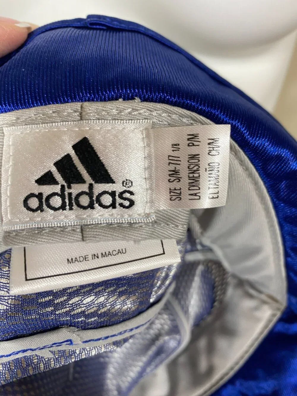 ADIDAS T-MAC 2003 Limited Edition Mesh Bucket Hat Blue Fitted S/M Tracy McGrady